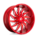 24X12 Fuel D745 Saber Candy Red Milled 5X127 ET-44 wheel/rim