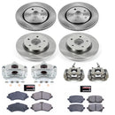 PowerStop OE Stock Replacement Low-Dust Ceramic Brake Pad, Rotor and Caliper Kit
