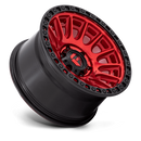 17x9 Fuel Off-Road D834 Cycle Candy Red with Black Ring 5x127 ET-12 CB71.5 Wheel