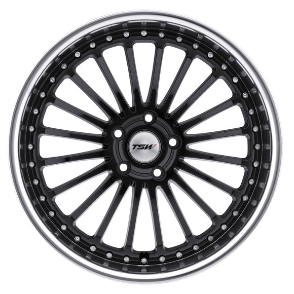 17x8 TSW Silverstone Black Wheel/Rim 5x110 5-110 17-8 ET40