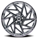 20x8.5 Mazzi 377 Freestyle Chrome 5x108 5x4.25 ET35 Wheel Rim