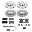 PowerStop OE Stock Replacement Low-Dust Ceramic Brake Pad and Rotor Kit