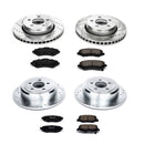 PowerStop Z23 Daily Driver Carbon-Fiber Ceramic Brake Pad and Drilled & Slotted