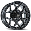4Play Gen3 4P06 20x9 Black Brushed Face Tinted Wheel 8x180 ET0 CB124.9