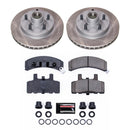 PowerStop Semi-Coated Rotor and Low-Dust Ceramic Brake Pad Kit