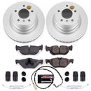 PowerStop Genuine Geomet Coated Rotor and Carbon-Fiber Ceramic Brake Pad Kit