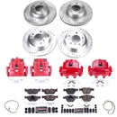 PowerStop Z23 Daily Driver Carbon-Fiber Ceramic Pads Drilled & Slotted Rotor & C