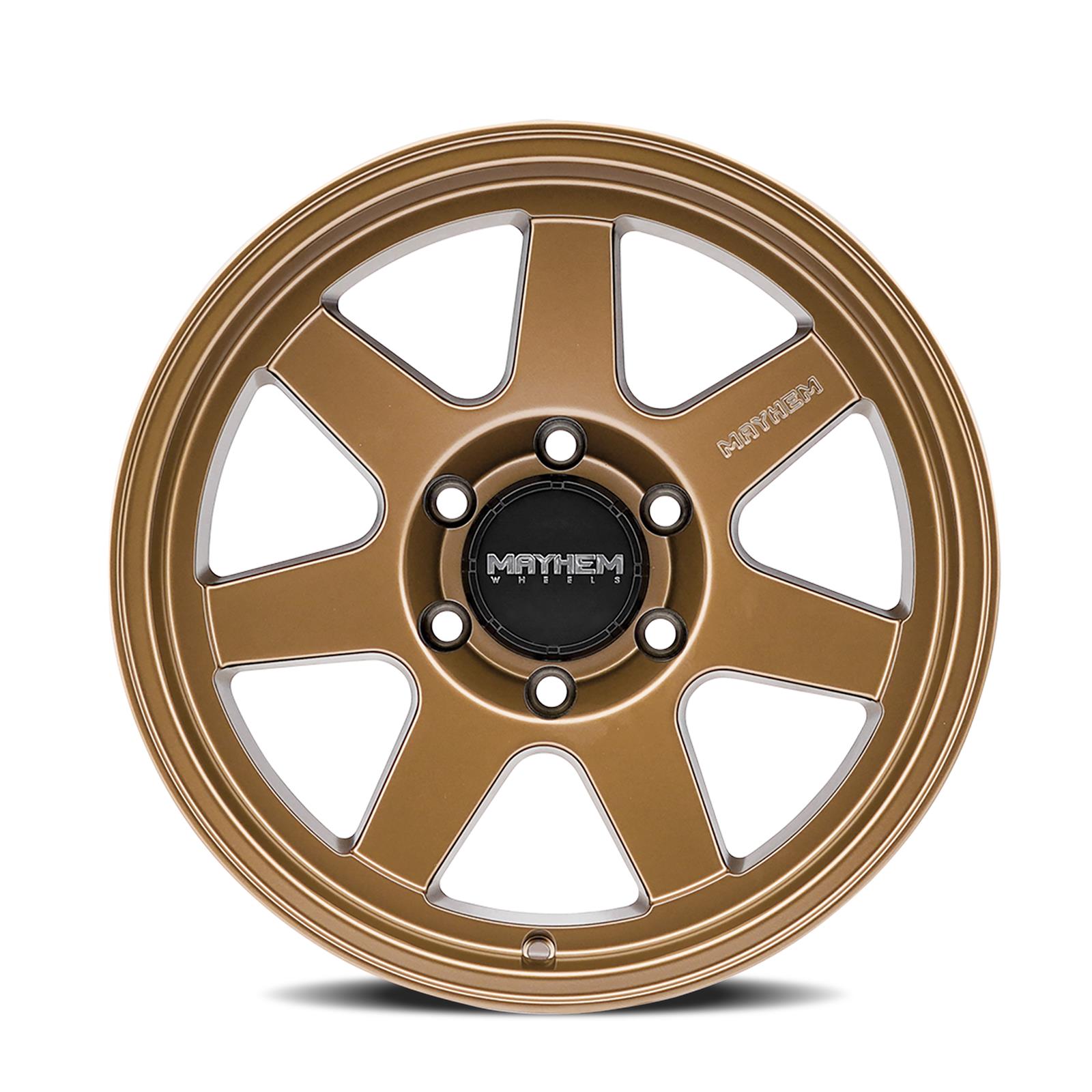 17x9 Mayhem 8307 Convoy Satin Bronze 6x139.7 6x5.5 ET-6 Wheel Rim