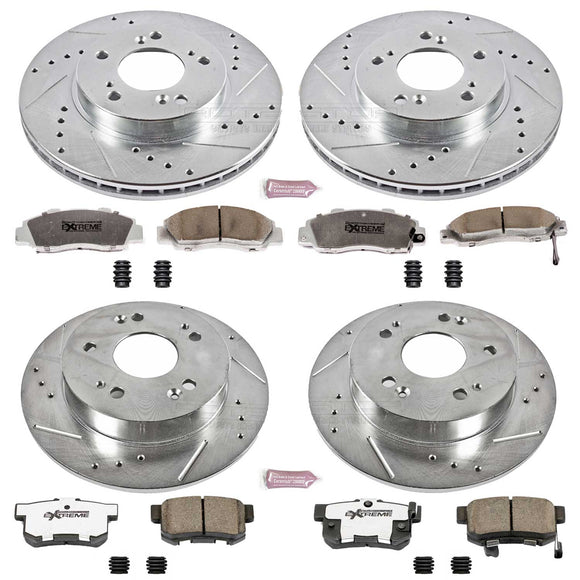 PowerStop Z26 Street Performance Ceramic Brake Pad and Drilled & Slotted Rotor K