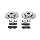 PowerStop Z23 Daily Driver Carbon-Fiber Ceramic Brake Pad and Drilled & Slotted