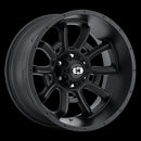 20x10 Vision 415 Bomb Satin Black Wheel 8x165.1 ET-25 CB125.2-1