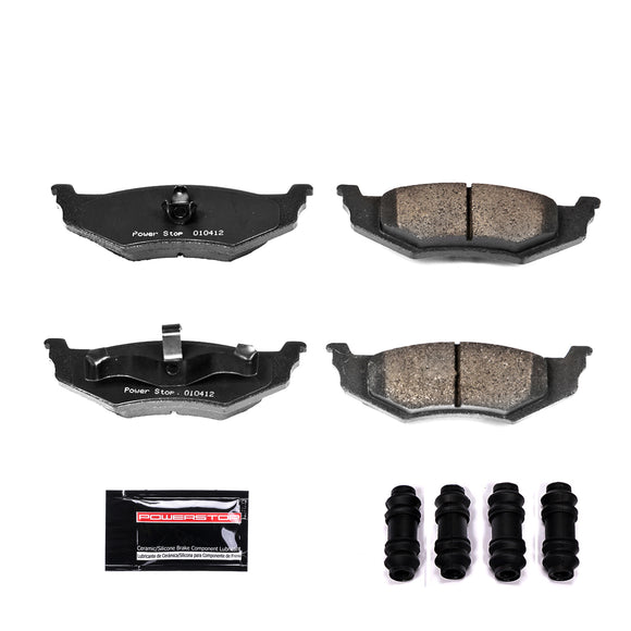 PowerStop Z23 Evolution Sport Carbon-Fiber Brake Pads With Hardware