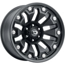 20x10 Vision 362 Armor Satin Black Wheel 6x139.7 ET-25 CB106.2