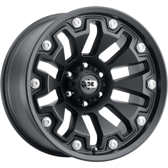 20x10 Vision 362 Armor Satin Black Wheel 6x139.7 ET-25 CB106.2