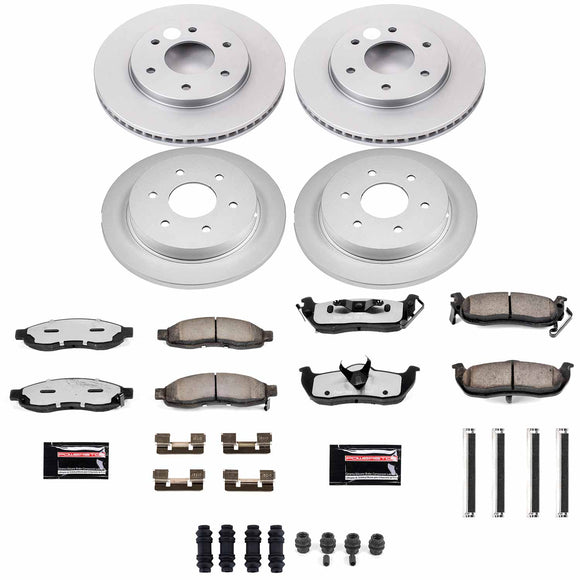 Z36 Truck & Tow Premium Carbon-Fiber Ceramic Brake Pad and Fully Coated Rotor Ki