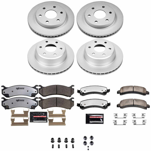 Z36 Truck & Tow Premium Carbon-Fiber Ceramic Brake Pad and Fully Coated Rotor Ki