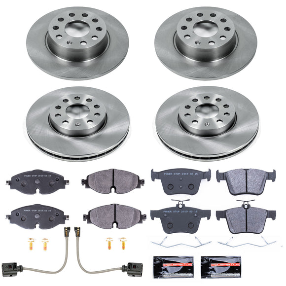PowerStop Track Day Spec High-Performance Brake Pad and Rotor Kit