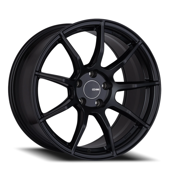 17X9 Enkei TS9 Wheel/Rim Matte Black 5X114.3 ET45 5-114.3 17-9