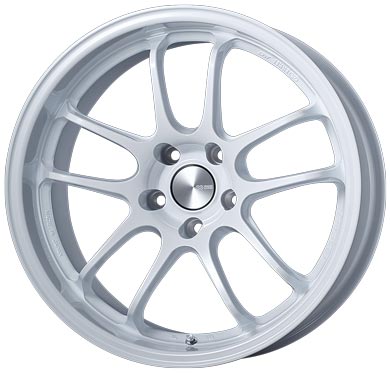 17X9.5 Enkei PF01EVO White Wheel/Rim 5x114.3 5-114.3 489-795-6500WP