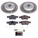 PowerStop Semi-Coated Rotor and Low-Dust Ceramic Brake Pad Kit