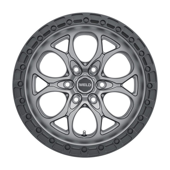 18x9 WELD Off-Road Ledge Six Gunmetal Black 6x139.7 ET0 CB106.1 Wheel Rim