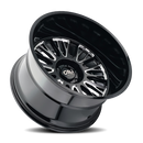 26x14 Cali Off-Road Vertex Gloss Black Milled 6x139.7 ET-76 CB106 Wheel Rim