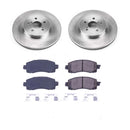 PowerStop OE Stock Replacement Low-Dust Ceramic Brake Pad and Rotor Kit