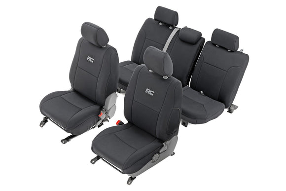 Rough Country Seat Covers Crew Cab For Toyota Tacoma 2WD 4WD 05-15