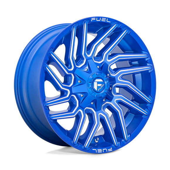 20x10 Fuel Off-Road D774 Typhoon Anodized Blue Milled 8x180 ET-18 CB124.2 Wheel