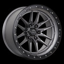 22x10 Lock Off-Road Krawler Matte Gray Black Ring 6x135 ET-18 Wheel Rim-3