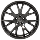 22" Replica Wheel DG69 Fits Dodge RAM Hellcat Rim 22x10 Hyper Wheel