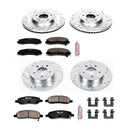 PowerStop Z23 Daily Driver Carbon-Fiber Ceramic Brake Pad and Drilled & Slotted