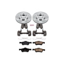 PowerStop OE Stock Replacement Low-Dust Ceramic Brake Pad, Rotor and Caliper Kit
