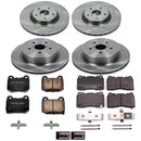 PowerStop OE Stock Replacement Low-Dust Ceramic Brake Pad and Rotor Kit