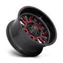 17X9 Fuel D612 Stroke Gloss Black-RTTC 5X114.3/5X127 ET-12 wheel/rim