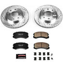 PowerStop Z23 Daily Driver Carbon-Fiber Ceramic Brake Pad and Drilled & Slotted