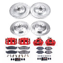 PowerStop Z23 Daily Driver Carbon-Fiber Ceramic Pads Drilled & Slotted Rotor & C