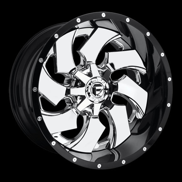 20x9 Fuel Off-Road D240 CLEAVER Chrome Wheel 8x165.1 ET20 CB125.1