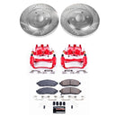 PowerStop Z23 Daily Driver Carbon-Fiber Ceramic Pads Drilled & Slotted Rotor & C