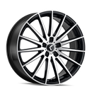 20x8.5 Kraze KR191 Stunna Matte Black Machined 5x115 ET38 Wheel Rim