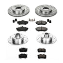 PowerStop Z23 Daily Driver Carbon-Fiber Ceramic Brake Pad and Drilled & Slotted