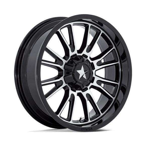24X7 Msa Offroad Wheels M51 Thunderlips Black 4X137 4X156 ET0 Wheel Rim