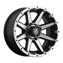 12X6 Fairway Alloys Rebel Machined Matte Black Wheel/Rim 4x101.6 ET-23-2