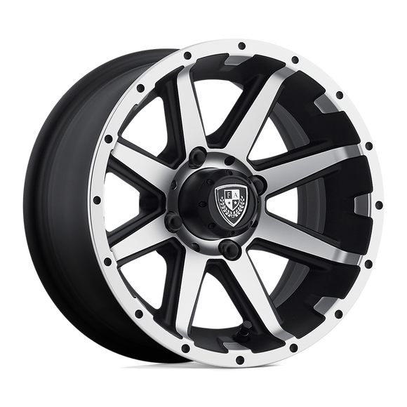 12X6 Fairway Alloys Rebel Machined Matte Black Wheel/Rim 4x101.6 ET-23