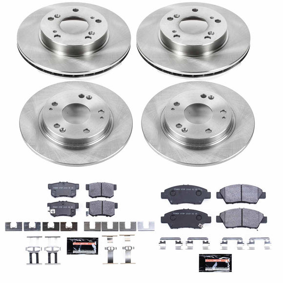 PowerStop Track Day Spec High-Performance Brake Pad and Rotor Kit
