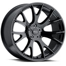 20x10.5 Replica Hellcat Gloss Black 5x115 ET25 wheel/rim-1