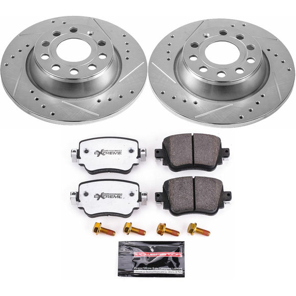 PowerStop Z26 Street Performance Ceramic Brake Pad and Drilled & Slotted Rotor K