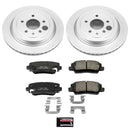 PowerStop Genuine Geomet Coated Rotor and Low-Dust Ceramic Brake Pad Kit