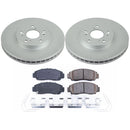 PowerStop Genuine Geomet Coated Rotor and Low-Dust Ceramic Brake Pad Kit