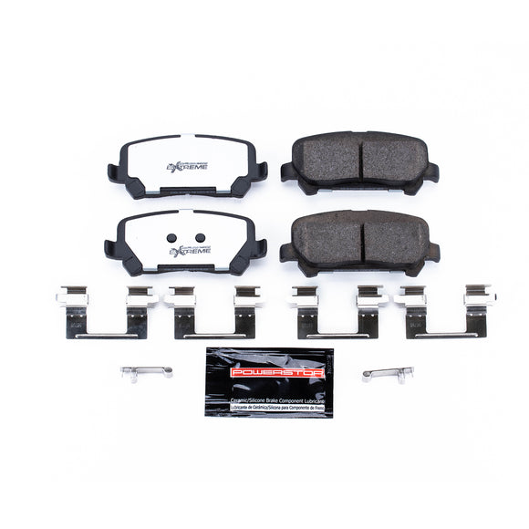 PowerStop Z36 Truck And Tow Carbon-Fiber Ceramic Brake Pads With Hardware